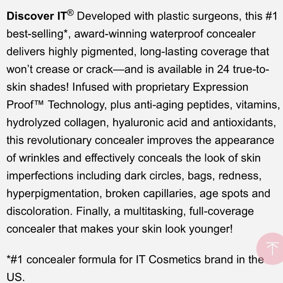 💗It Cosmetics Bye Bye Under Eye Concealer & Brush - Picture 9 of 10